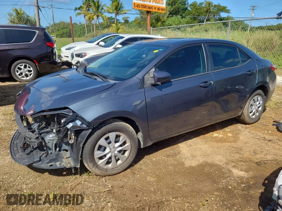 2016 Toyota Corolla L with VIN 2T1BURHE2GC537289, listed as a Copart auction lot 78924724 with 89,792 mi miles and Salvage title. Bid and sale history available at DreamBid. Image 1.