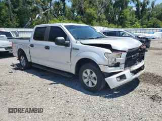 2016 Ford F-150 XL with VIN 1FTEW1CP0GKF41082, listed as a Copart auction lot 62001965 with 205,027 mi miles and Salvage title. Bid and sale history available at DreamBid. Image 4.