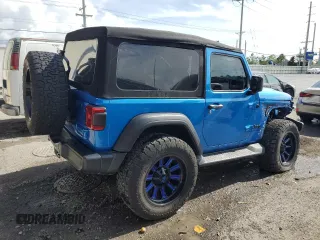 2022 Jeep Wrangler Sport S with VIN 1C4HJXAGXNW271320, listed as a Copart auction lot 63570705 with 14,840 mi miles and Salvage title. Bid and sale history available at DreamBid. Image 3.