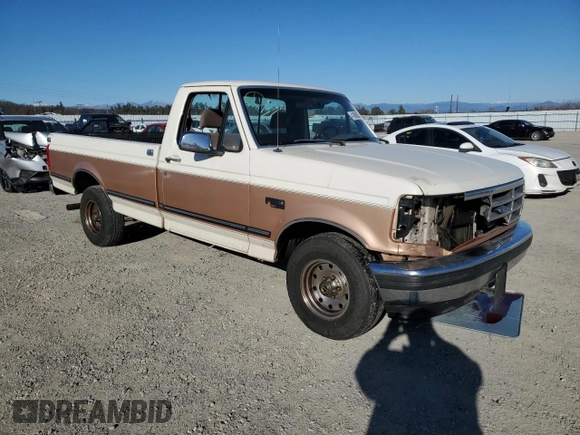 1995 Ford F-150 with VIN 1FTEF15H9SLB24830, listed as a Copart auction lot 41858625 with 261,557 mi miles and Salvage Title. Bid and sale history available at carsss.com. Image 4.