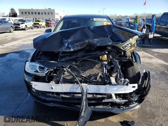 2018 BMW 3 Series 320i xDrive with VIN WBA8E5G57JNU46442, listed as a Copart auction lot 46619795 with Not Provided miles and Salvage Title. Bid and sale history available at carsss.com. Image 5.