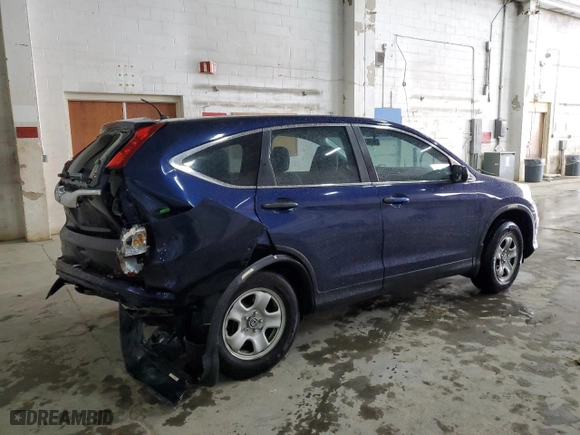 2015 Honda CR-V LX with VIN 3CZRM3H32FG712052, listed as a Copart auction lot 52931535 with 104,285 mi miles and Salvage Title. Bid and sale history available at carsss.com. Image 3.