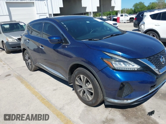 2019 Nissan Murano S with VIN 5N1AZ2MJXKN125131, listed as a IAAI auction lot 41834869 with 64,781 mi miles and . Bid and sale history available at DreamBid. Image 1.