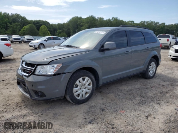 2019 Dodge Journey SE with VIN 3C4PDCBB9KT872444, listed as a Copart auction lot 61310125 with 48,520 mi miles and Salvage title. Bid and sale history available at DreamBid. Image 1.