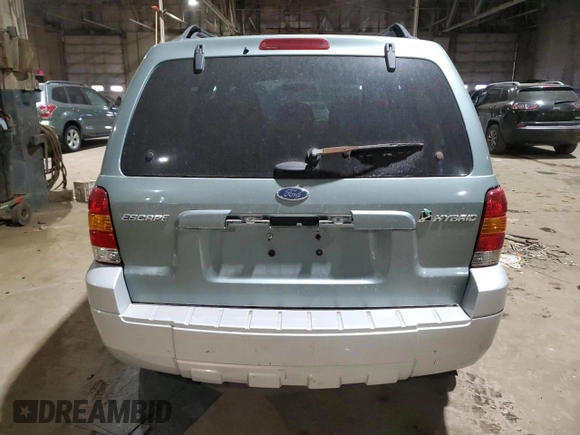 2007 Ford Escape Hybrid with VIN 1FMCU49H67KA75975, listed as a Copart auction lot 42016875 with 121,051 mi miles and Clean Title. Bid and sale history available at carsss.com. Image 6.