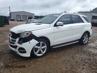 2016 Mercedes-Benz GLE 350 with VIN 4JGDA5HB9GA757934, listed as a Copart auction lot 56551375 with 132,240 mi miles and Salvage title. Bid and sale history available at DreamBid. Image 1.