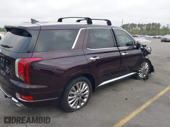 2020 Hyundai Palisade Limited z VIN KM8R54HE3LU117449, wystawiony jako IAAI lot #41954035 z przebiegiem 76 017 mil mil oraz . Historia ofert i sprzedaży dostępna na DreamBid. Obrazek 4.
