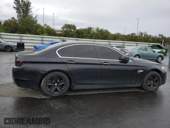 2012 BMW 5 Series 528i xDrive with VIN WBAXH5C54CDW04057, listed as a Copart auction lot 46123725 with 127,657 mi miles and Salvage Title. Bid and sale history available at DreamBid. Image 3.