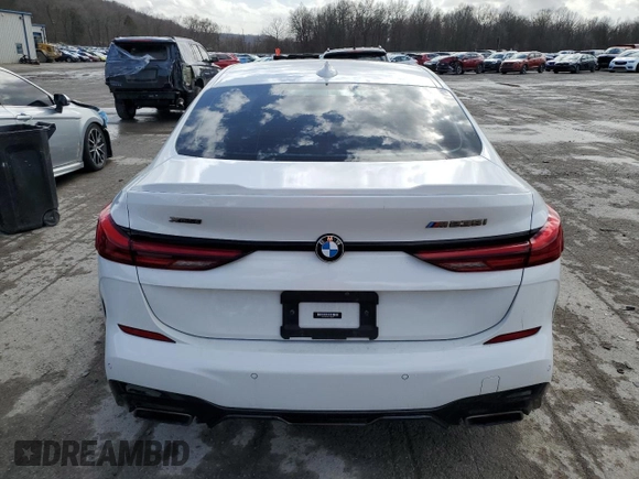 2020 BMW 2 Series M235i xDrive with VIN WBA13AL00L7F42644, listed as a Copart auction lot 47357165 with 32,863 mi miles and Salvage Title. Bid and sale history available at carsss.com. Image 6.