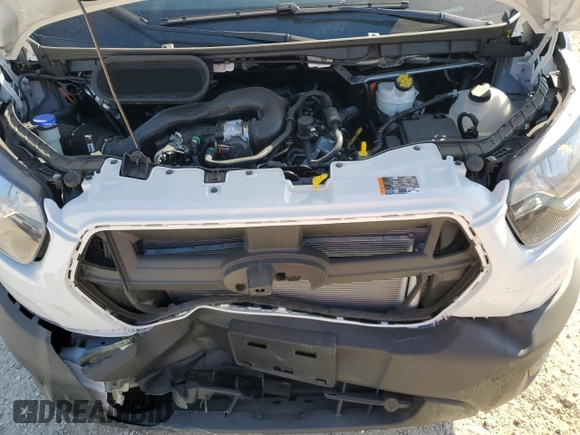 2024 Ford Transit Cargo with VIN 1FTBR1C8XRKA85811, listed as a Copart auction lot 74528914 with 1,725 mi miles and Salvage Title. Bid and sale history available at DreamBid. Image 12.
