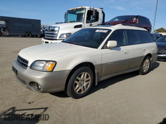 2002 Subaru Legacy Outback Limited with VIN 4S3BH686427665376, listed as a Copart auction lot 46349015 with 189,796 mi miles and Salvage title. Bid and sale history available at DreamBid. Image 1.