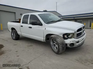 2004 Dodge Ram 1500 SLT with VIN 1D7HA18N84S508318, listed as a Copart auction lot 83713564 with 117,651 mi miles and Salvage Title. Bid and sale history available at carsss.com. Image 4.
