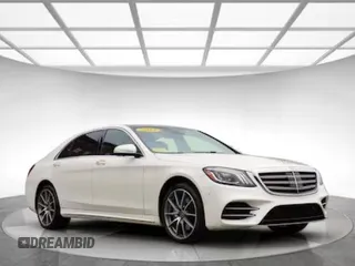 2018 Mercedes-Benz S 560 z VIN WDDUG8DB6JA400XXX, wystawiony jako Copart lot #59248165 z przebiegiem 53 756 mil mil oraz Czysty tytuł • Clean title. Historia ofert i sprzedaży dostępna na DreamBid. Obrazek 1.
