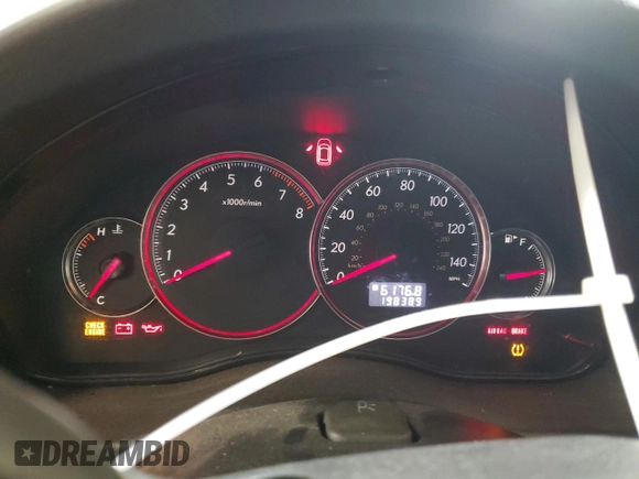 2008 Subaru Legacy with VIN 4S3BL616786218533, listed as a Copart auction lot 50222725 with 198,389 mi miles and Salvage title. Bid and sale history available at DreamBid. Image 9.