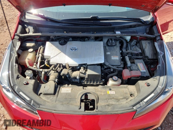 2019 Toyota Prius LE with VIN JTDL9RFUXK3006522, listed as a Copart auction lot 60734205 with 71,642 mi miles and Salvage title. Bid and sale history available at DreamBid. Image 11.