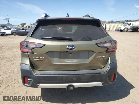 2021 Subaru Outback Touring with VIN 4S4BTAPC0M3107779, listed as a Copart auction lot 51864665 with 52,544 mi miles and Salvage title. Bid and sale history available at DreamBid. Image 6.