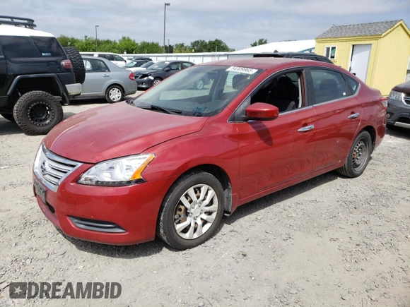 2014 Nissan Sentra S with VIN 3N1AB7AP6EY254265, listed as a Copart auction lot 54309965 with 151,071 mi miles and Clean Title. Bid and sale history available at DreamBid. Image 1.