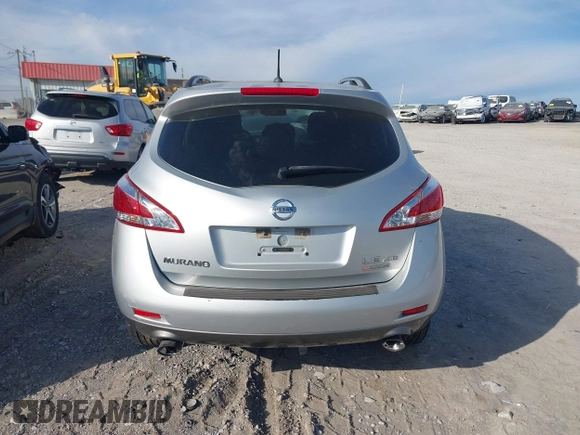 2013 Nissan Murano SV with VIN JN8AZ1MW2DW300287, listed as a IAAI auction lot 41668331 with 71,099 mi miles. Bid and sale history available at carsss.com. Image 16.