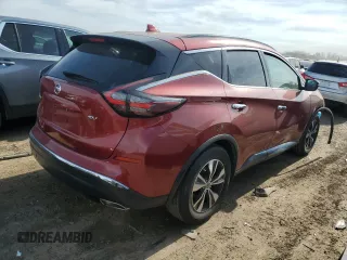 2020 Nissan Murano SV z VIN 5N1AZ2BJ0LN106348, wystawiony jako Copart lot #52175985 z przebiegiem 79 087 mil mil oraz Szkoda całkowita • Salvage title. Historia ofert i sprzedaży dostępna na DreamBid. Obrazek 3.
