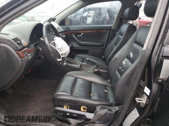 2004 Audi A4 3.0L with VIN WAULT68E54A027800, listed as a Copart auction lot 84886194 with 0 mi miles and Salvage Title. Bid and sale history available at carsss.com. Image 7.