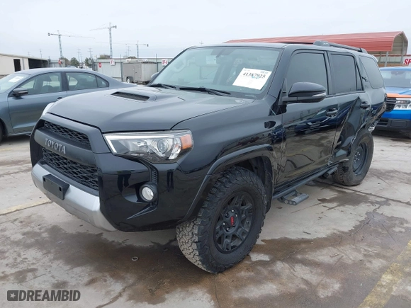 2019 Toyota 4Runner SR5 with VIN JTEBU5JR6K5725188, listed as a IAAI auction lot 41387925 with 96,544 mi miles. Bid and sale history available at carsss.com. Image 18.