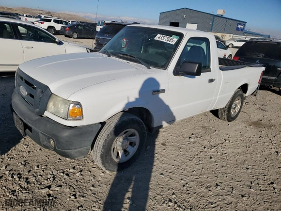 2007 Ford Ranger XL with VIN 1FTYR10U67PA80486, listed as a Copart auction lot 43372855 with 209,411 mi miles and Clean Title. Bid and sale history available at carsss.com. Image 1.