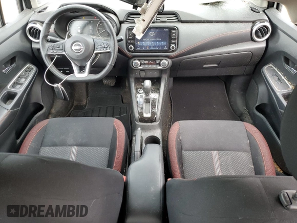 2023 Nissan Versa SR with VIN 3N1CN8FVXPL824846, listed as a Copart auction lot 53151065 with 25,984 mi miles and Salvage title. Bid and sale history available at DreamBid. Image 8.