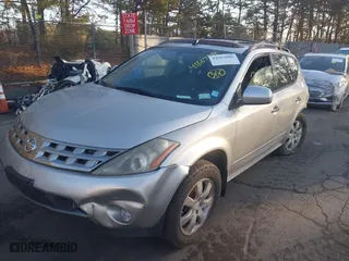 2005 Nissan Murano SE with VIN JN8AZ08T85W326615, listed as a IAAI auction lot 41663086 with 151,841 mi miles. Bid and sale history available at carsss.com. Image 2.