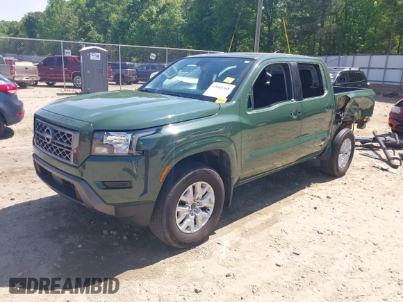 2022 Nissan Frontier SV with VIN 1N6ED1EK1NN695199, listed as a IAAI auction lot 42085368 with 30,481 mi miles and . Bid and sale history available at DreamBid. Image 18.