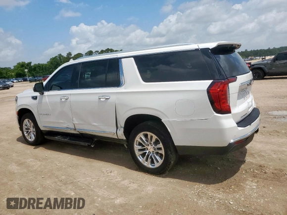 2021 GMC Yukon XL SLT with VIN 1GKS2GKD6MR429631, listed as a Copart auction lot 61150855 with 51,560 mi miles and Salvage title. Bid and sale history available at DreamBid. Image 2.