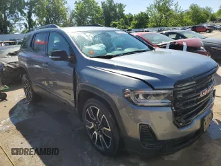 2021 GMC Acadia SLE with VIN 1GKKNRL44MZ139888, listed as a Copart auction lot 57561654 with 63,144 mi miles and Salvage Title. Bid and sale history available at carsss.com. Image 4.
