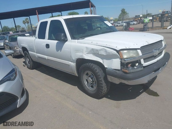 2003 Chevrolet Silverado 1500 LS with VIN 2GCEC19VX31124013, listed as a IAAI auction lot 41951895 with 1 mi miles. Bid and sale history available at carsss.com. Image 1.