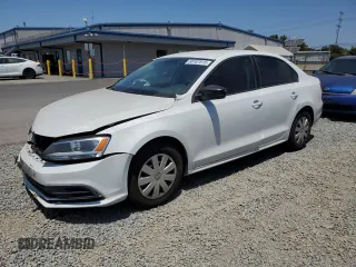 2015 Volkswagen Jetta S with VIN 3VW2K7AJ3FM422625, listed as a Copart auction lot 65187515 with 106,223 mi miles and Salvage title. Bid and sale history available at DreamBid. Image 1.