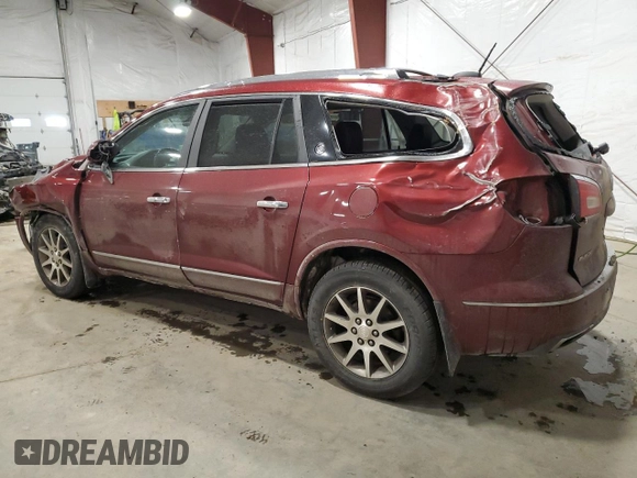 2017 Buick Enclave Leather with VIN 5GAKVBKD3HJ210489, listed as a Copart auction lot 42031285 with 91,154 mi miles and Salvage Title. Bid and sale history available at DreamBid. Image 2.
