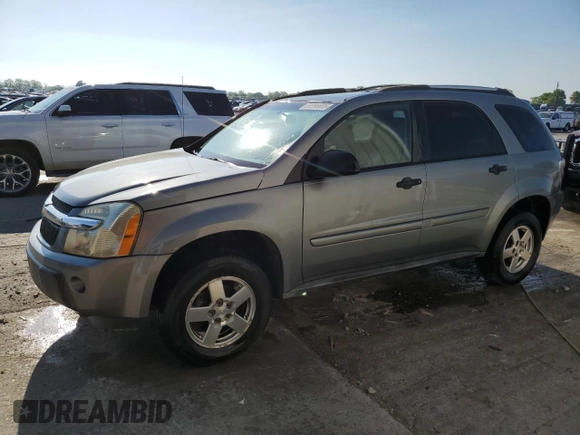 2005 Chevrolet Equinox LS with VIN 2CNDL13F556148640, listed as a Copart auction lot 53395665 with 127,592 mi miles and Clean Title. Bid and sale history available at carsss.com. Image 1.