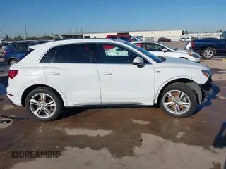 2020 Audi Q3 S line Premium Plus with VIN WA1EECF38L1089030, listed as a IAAI auction lot 41701530 with 28,283 mi miles and . Bid and sale history available at DreamBid. Image 14.