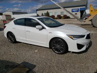 2022 Acura ILX w/Premium/A-Spec Package with VIN 19UDE2F80NA006332, listed as a Copart auction lot 50320165 with 24,053 mi miles and Salvage Title. Bid and sale history available at carsss.com. Image 4.