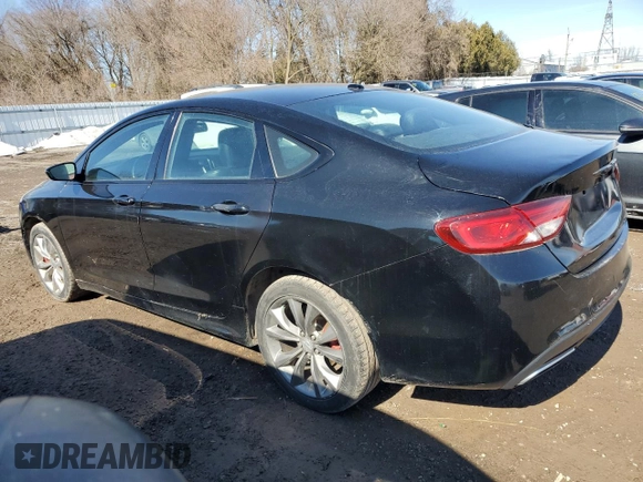 2016 Chrysler 200 S with VIN 1C3CCCBG7GN192986, listed as a Copart auction lot 48104005 with 165,724 mi miles and Clean Title. Bid and sale history available at carsss.com. Image 2.