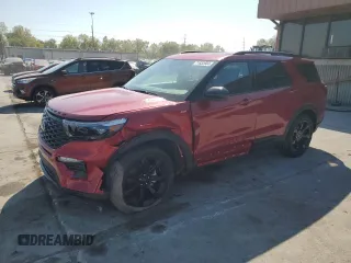 2024 Ford Explorer ST-Line с VIN 1FMSK8KH7RGA69658, выставлен на аукционе Copart как лот 71532604 с пробегом 7 741 миль миль и Списание • Salvage title. История ставок и продаж доступна на DreamBid. Изображение 1.