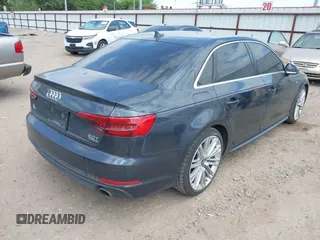 2017 Audi A4 Premium Plus with VIN WAUENAF44HN038026, listed as a IAAI auction lot 42007040 with 152,915 mi miles and . Bid and sale history available at DreamBid. Image 4.
