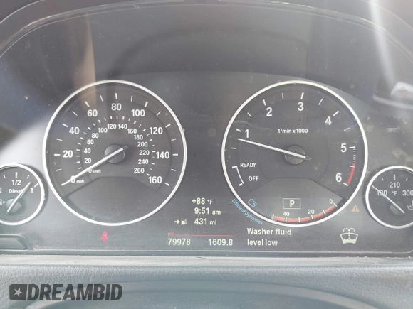 2014 BMW 3 Series 328d xDrive with VIN WBA3D5C51EKX98037, listed as a IAAI auction lot 42647977 with 79,978 mi miles and . Bid and sale history available at DreamBid. Image 7.