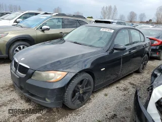 2006 BMW 3 Series 325i with VIN WBAVB13546KR66469, listed as a Copart auction lot 50187625 with 185,677 mi miles and Clean Title. Bid and sale history available at carsss.com. Image 1.