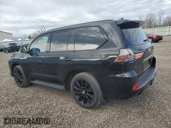 2019 Lexus LX 570 with VIN JTJHY7AX0K4292290, listed as a Copart auction lot 55386945 with 29,271 mi miles and Salvage Title. Bid and sale history available at DreamBid. Image 2.