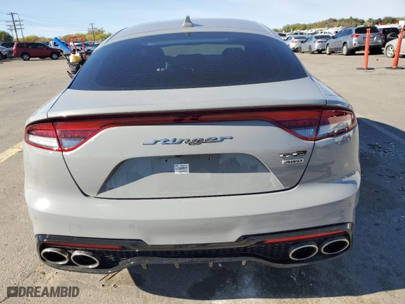 2022 Kia Stinger GT-Line with VIN KNAE35LD2N6117282, listed as a Copart auction lot 76947664 with 44,453 mi miles and Salvage Title. Bid and sale history available at carsss.com. Image 6.