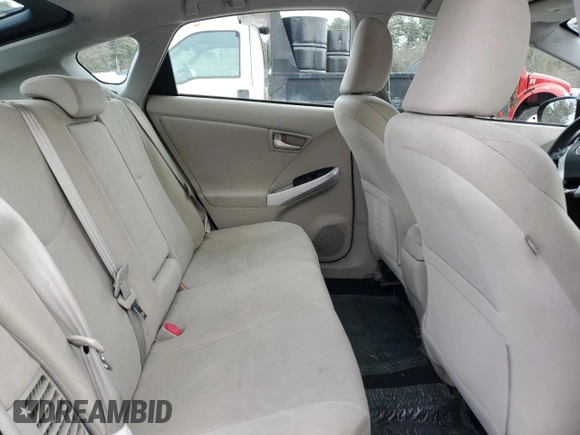 2012 Toyota Prius One with VIN JTDKN3DU2C1498743, listed as a Copart auction lot 57127005 with 319,768 mi miles and Non Repairable. Bid and sale history available at DreamBid. Image 11.