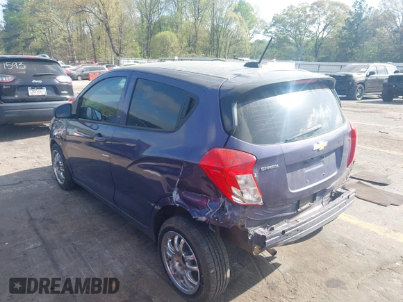 2016 Chevrolet Spark LS with VIN KL8CB6SA9GC587221, listed as a IAAI auction lot 41948444 with 96,795 mi miles. Bid and sale history available at carsss.com. Image 3.