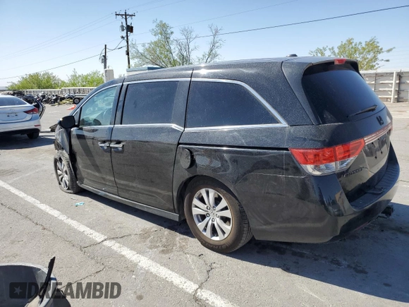 2014 Honda Odyssey EX-L with VIN 5FNRL5H6XEB129098, listed as a Copart auction lot 52211625 with Not Provided miles and Salvage Title. Bid and sale history available at carsss.com. Image 2.