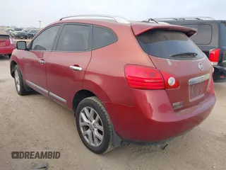 2013 Nissan Rogue S with VIN JN8AS5MTXDW000305, listed as a IAAI auction lot 41803380 with 213,485 mi miles and . Bid and sale history available at DreamBid. Image 3.