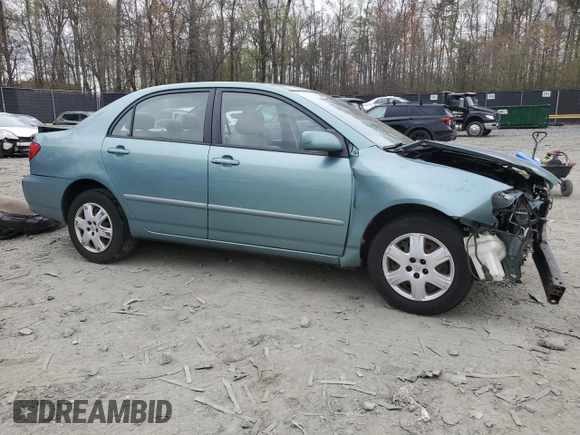 2006 Toyota Corolla CE with VIN 1NXBR32E26Z585721, listed as a Copart auction lot 52023485 with 102,856 mi miles and Salvage Title. Bid and sale history available at DreamBid. Image 4.