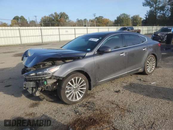 2017 Kia Cadenza Premium with VIN KNALC4J18H5042236, listed as a Copart auction lot 84019434 with 104,531 mi miles and Salvage Title. Bid and sale history available at carsss.com. Image 1.